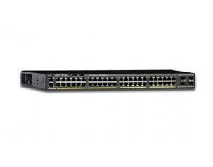 WS-C2960X-48LPS-L Cisco Catalyst 2960X Stackable 48GE PoE+ 370W, 4 SFP, LAN Base