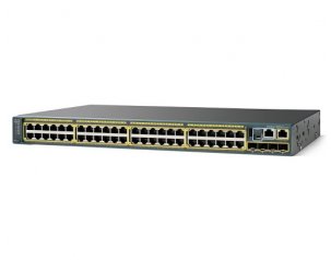 WS-C2960X-48TS-L Cisco Catalyst 2960X Stackable 48 Ports GE, 4 x 1G SFP, Lan Base