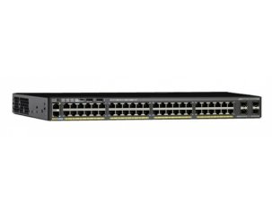 WS-C2960X-48FPS-L Cisco Catalyst 2960X Stackalbe 48GE PoE+ 740W, 4 SFP, LAN Base